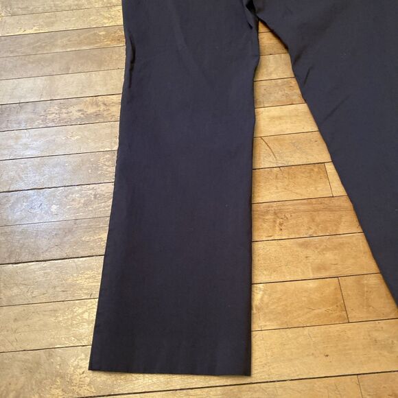 Tommy Hilfiger Pants Women’s Size 40x32 Flat Front Black Straight Leg Office - Picture 9 of 10